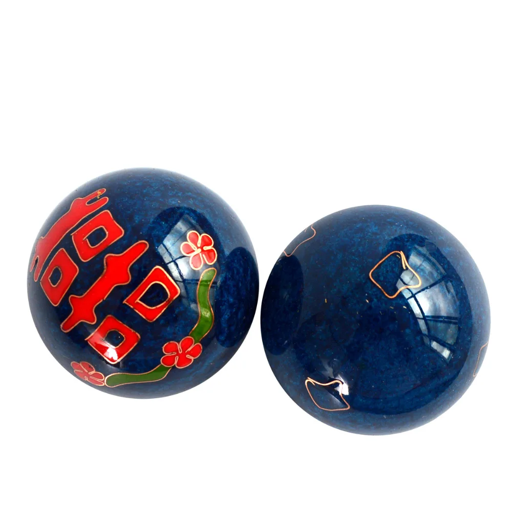 Feng Shui Baoding Chinese Health Exercise Stress Relief Balls 4.8cm F1115