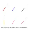 Beads Loop Pulling Needle Plastic-Handle Extension Threader Ring Needle 5