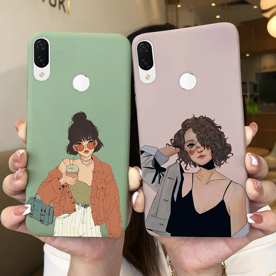 Cute Cartoon Shockproof Matte Silicone Phone Case - Soft and Protective Back Cover