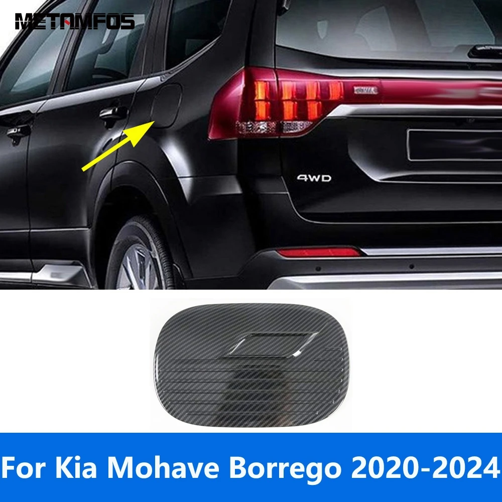 

Автомобильные аксессуары для Kia mohas Borrego 2020-2022 2023 2024 внешняя крышка из углеродного волокна для топливного бака масляный наполнитель крышка отделка наклейка