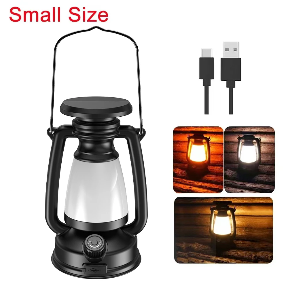 Charging Decoration Atmosphere Light Retro Horse Light Led Desk Lamp Outdoor Camping Bar Light Table Light Lantern Home Decor