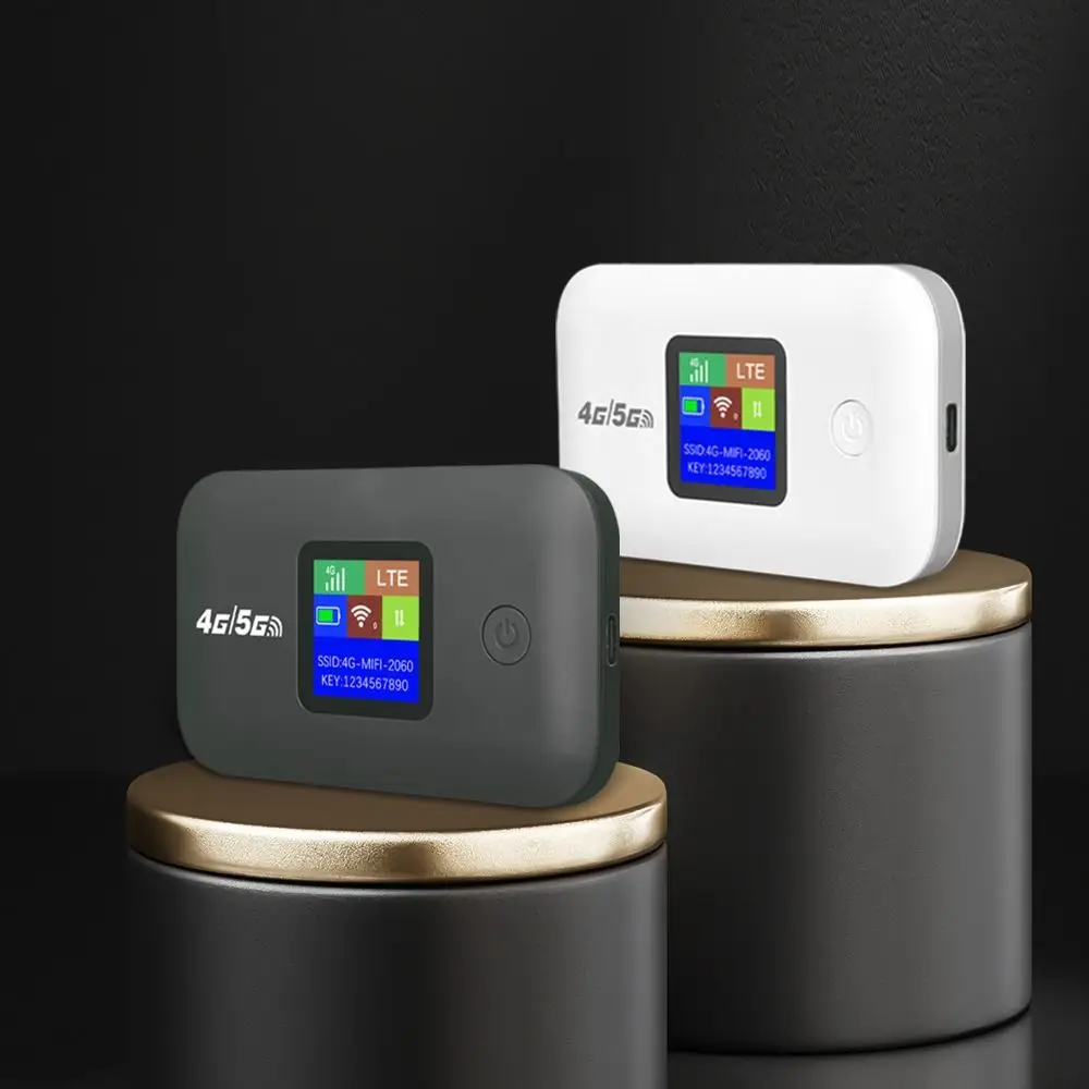Portable 4G WiFi Router with Strong Signal and LCD Display