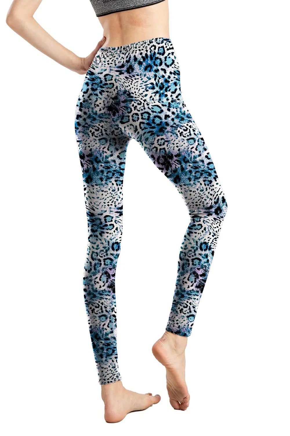 legging imprimé léopard et zèbre pour pantalon taille salle salle
