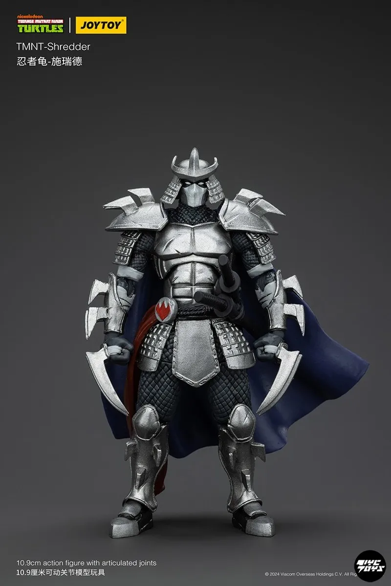 JOYTOY TMNT Shredder 1/18 Genuine Action Figure TMNT-Foot Clan A Foot Clan  B 3PCS Anime Teenage Mutant Ninja Turtles Model - AliExpress, image size:800x1199