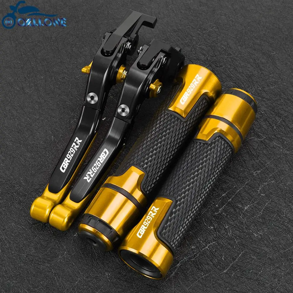 

FOR HONDA CBR929RR CBR 929RR 2000-2001 Motorcycle Accessories Adjustable Clutch Brake Lever Handlebar Grips Ends CNC Aluminum