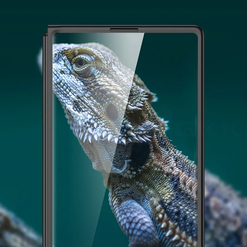 Shockproof Armor Plastic Case For Samsung Galaxy Z Fold 6 Outer Screen Glass Pro