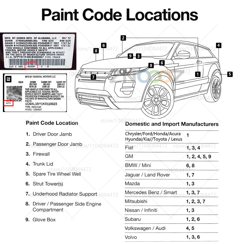 VERNICE DI RITOCCO Per Kia Grand Carnival Kit 9B Midnight Black EUR 28 - Foto 5