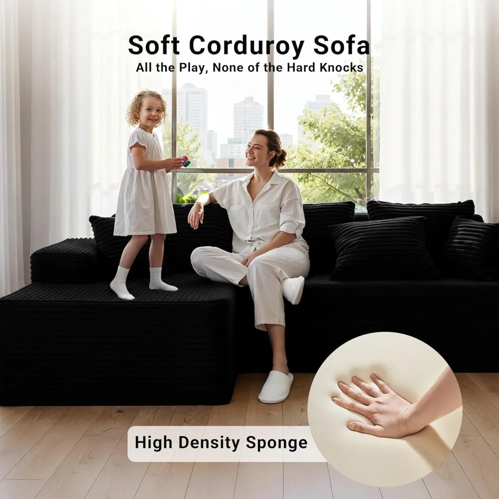 Boneless Modular Sectional Sofa 6
