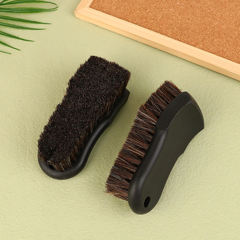 

1Pc Soft Horsehair Leather Cleaning Brush Horsehair Detailing Brush Car Interior Detailing Tool For Car Cleaning And Washing
