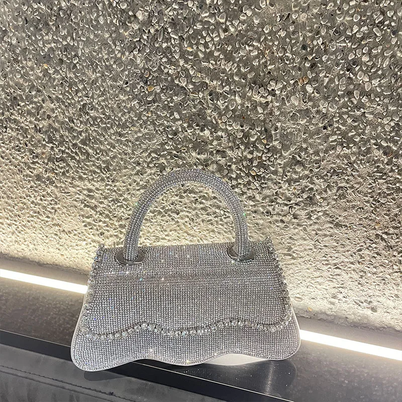 2022 New Rhinestone Handbag for Women Bag Diamonds Shoulder Bag Purse  Ladies Female Crossbody Bag shining Messenger bag - AliExpress