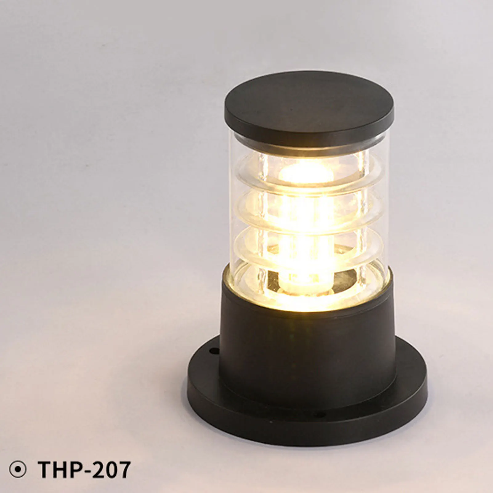 10.5 X20Cm E27 Pathway Light Garden Outdoor Waterproof Abs Landscape Smart Yard Lawn Street Lamp Lights Decorazione Della Lampada Senza Lampadina