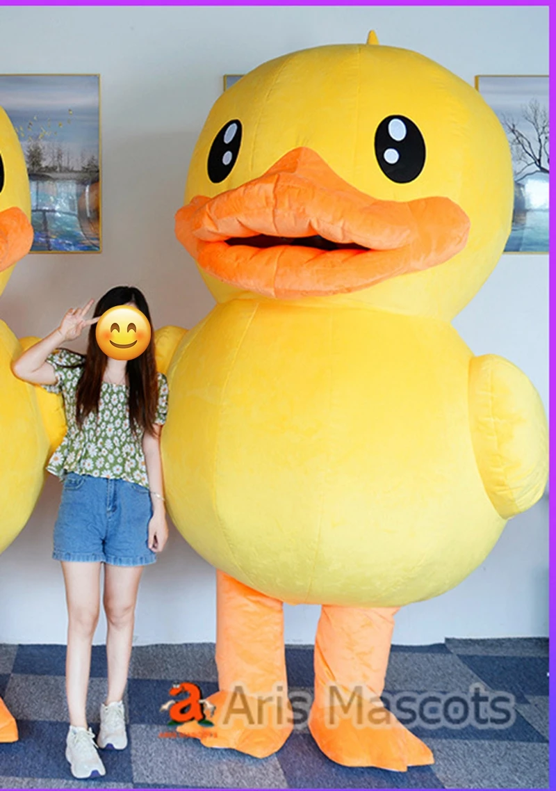 Déguisement Canard Gonflable Adulte - NO NAME - Animaux - Polyester - Jaune - Normes UE