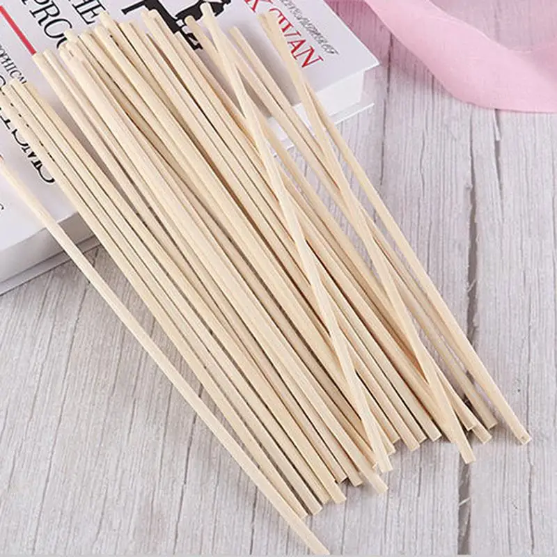 Wood Diffuser Sticks 20-50pcs Natural DIY Handmade Extra Thick Rattan Aromatherapy Refill Woodworking