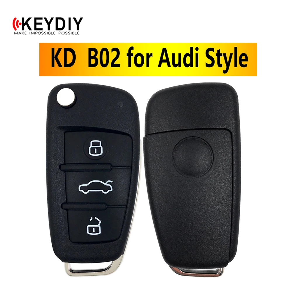 KEYDIY B Series B02 3 Buttons Universal Remote Control for KD900 URG200 KD-X2 Mini KD To Generate New Remote for Audi A6L Style