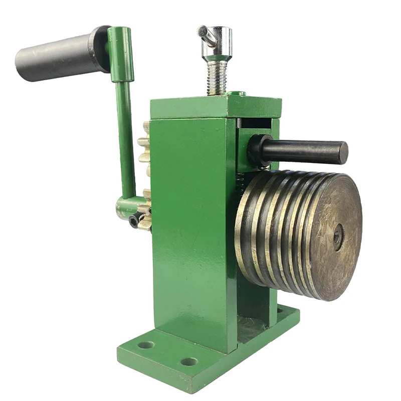 

Mini Bracelet Round Hand Cranking Machine Rolling Mill Machine Assembled Jewelry DIY Tools & Equipments