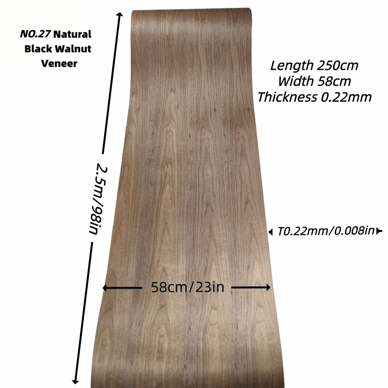DIY High-EndTech Wood Veneer :for Wooden Refurbished Furniture Door Coffee Table Speaker Wall Panels Interior Home Decor