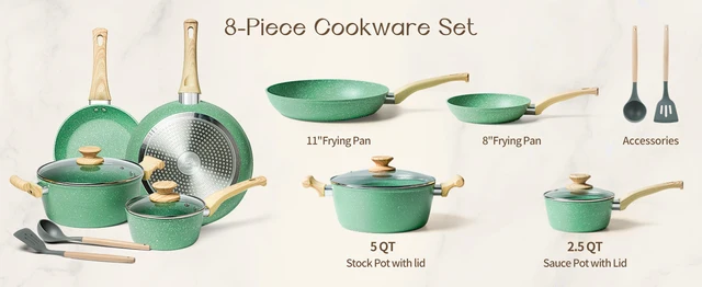 Le Creuset 8-Piece Cookware Set