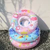 Inflatable Toys Kawaii Kuromi Swimming Ring Cartoon Cute Anti-rollover Kids' Floats Inflatable Baby Swimming Ring Kids Gift 3