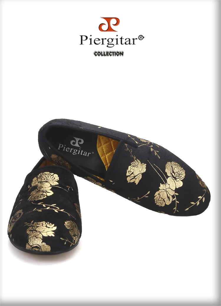 Mens Loafers Male Moccasin New Golden Flower Printing Handmade Men Velvet Shoes 5 S5bb4d831b61d445bae516089c5617d42t