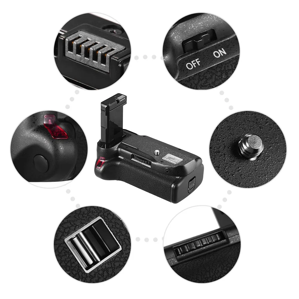 Camera Grip Vertical Battery Grip Holder For D5500 D5600 DSLR Camera EN-EL 14 Battery Powered with IR Remote Control Camera Battery Handle Grip Camera Hand Grip
