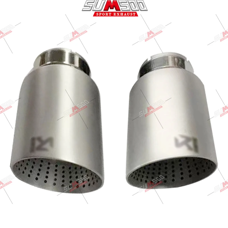 GenuineSUMSOO1PCSMatte304matteStainlessSteelCarMufflerTipExhaustTipSystemPipe.jpg