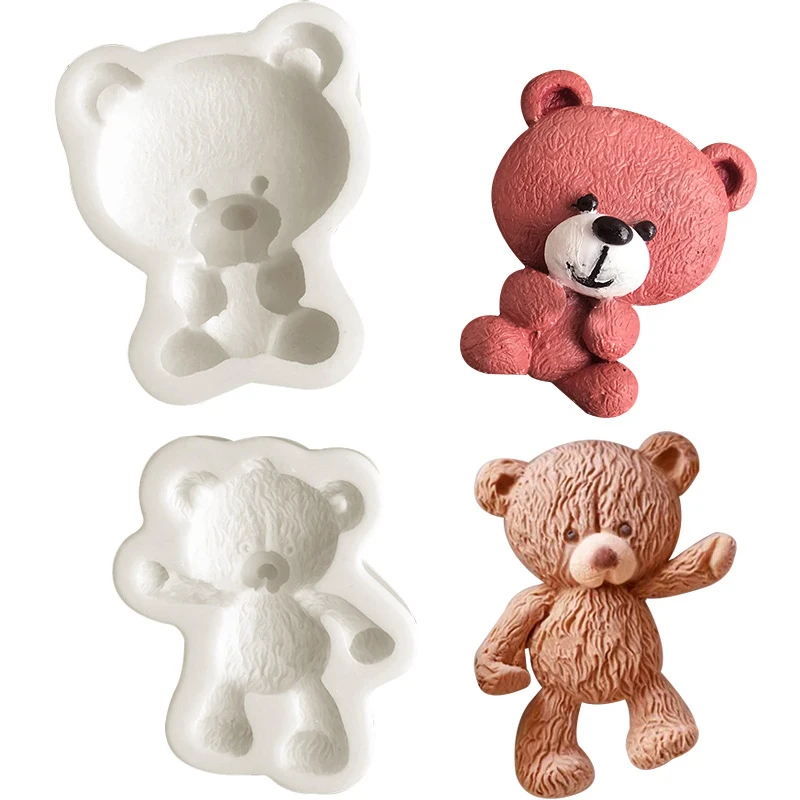

Bear Silicone Cake Baking Mold Sugarcraft Chocolate Cupcake Fondant Cake Decorating Tools