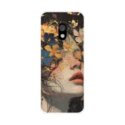 Floral Marble Shockproof TPU Phone Case with Fashionable Bumper Design - Nokia 235 4G (2024) (SXMSH01)