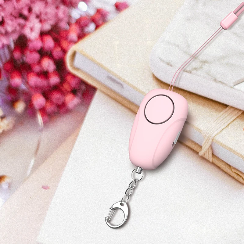 

120dB Self Defense Alarm Anti-wolf Girl Women Security Alert Personal Safety Scream Loud Keychain Emergency Alarm