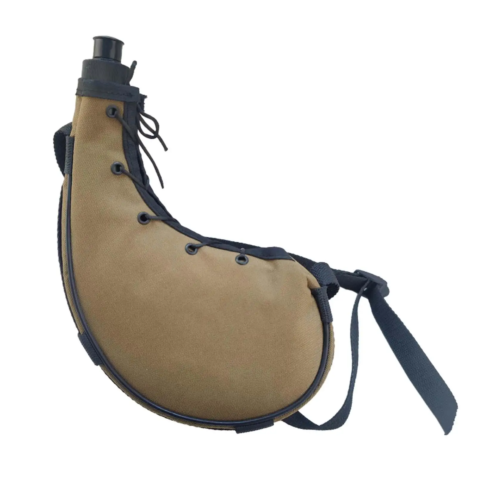 Outdoor Bottle Oxford Cloth Leakproof Water Bottle Water Kettle Sport Bottles for Running Traveling Fishing Hunting Camping