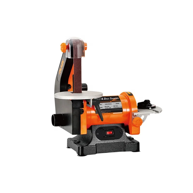 Belt Polishing Grinding Sanding Machine 125mm Sand Disc Woodworking Desktop Sander Grinder Polisher 250W