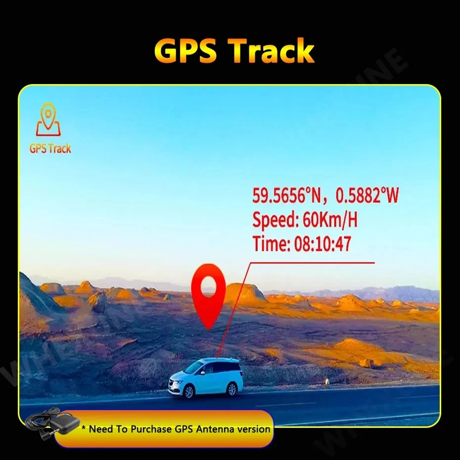  DVR  ķ ̷,  ȭ,  , ڵ  , GPS, 4K, 12 ġ, 3 ī޶