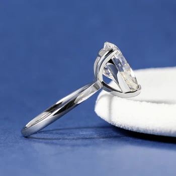 1-4 Carat Pear Cut D Color Moissanite Rings 925 Sterling Silver Waterdrop Diamond Ring Engagement Wedding Bands Jewelry with GRA 3