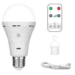 Rechargeable LED Smart Bulb with Touch Control and Dimmable Features (1PAK White light)