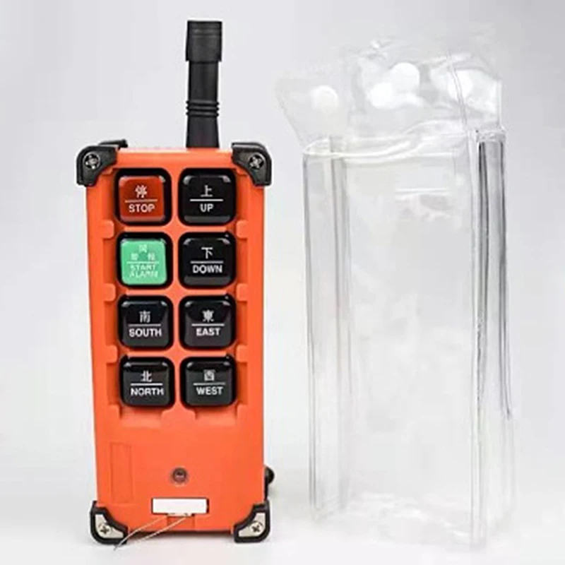 PVC Wireless Remote Control Transparent Protective Sleeve Dust Bag Industrial Crane Remote Control Handle Protective Sleeve
