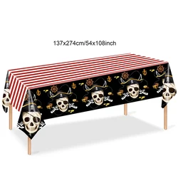 Pirate Treasure - Themed Disposable Party Tableware Set (Brown)