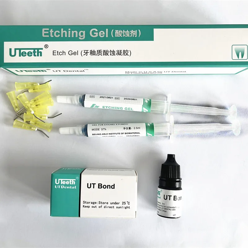 

Dental Composite Resin Flowable Light Cure Flow Total Etch Gel Etching 37% 2.5ml/syringe UTeeth Cementation Bond