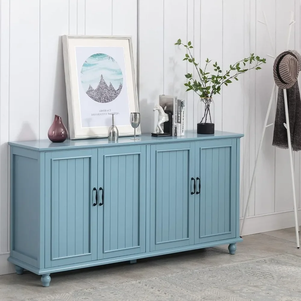 Buffet & Bar Cabinet with Storage, 62'' Coffee Bar Cabinet, Sideboard Storage Cabinet for Dinning Room, Kitchen
