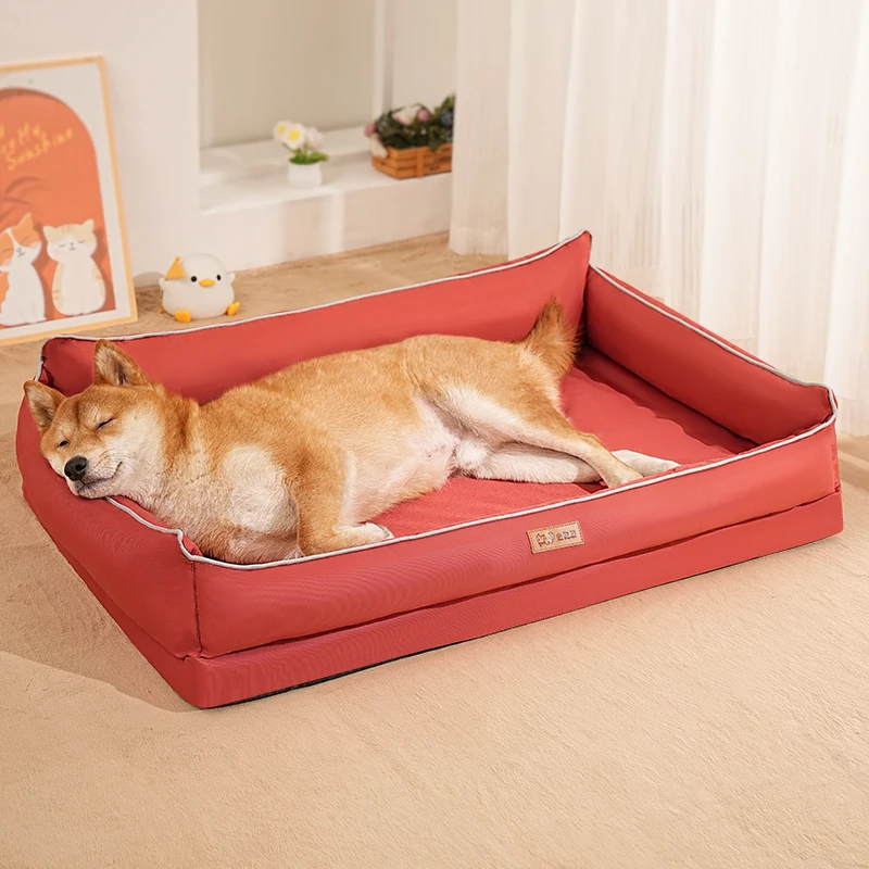 Dog Beds Large Sized Dog,Washable Dog Sofa Bed for Large Dogs,Comfy Supportive Egg-Crate Foam Pet Couch Bed with Removable Cover - Image 3