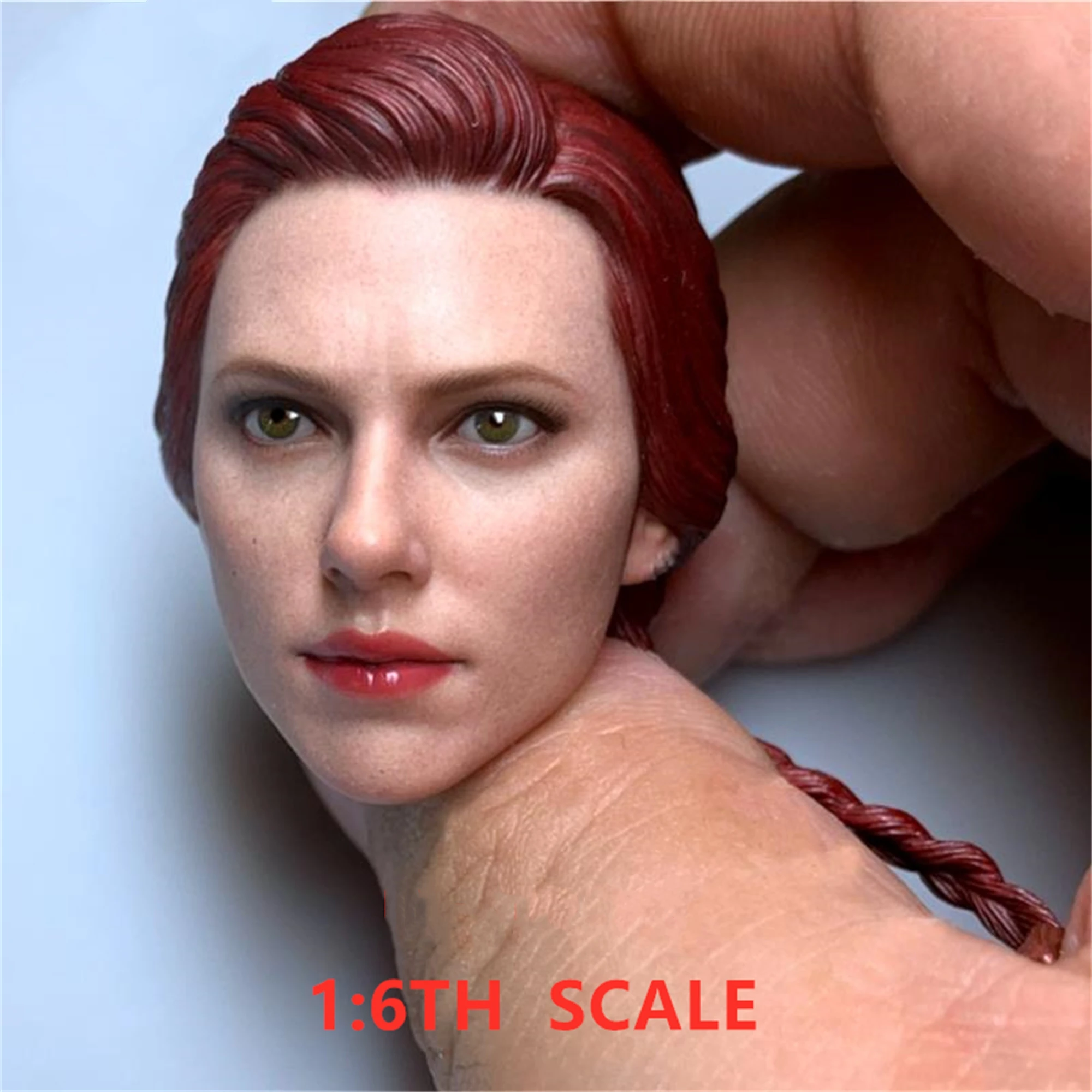 16 Scarlett Johansson Female Girl Braid Head Carved Model Fit for 12  TBLeague JIAOU Phicen Suntan Action Figure Body - AliExpress