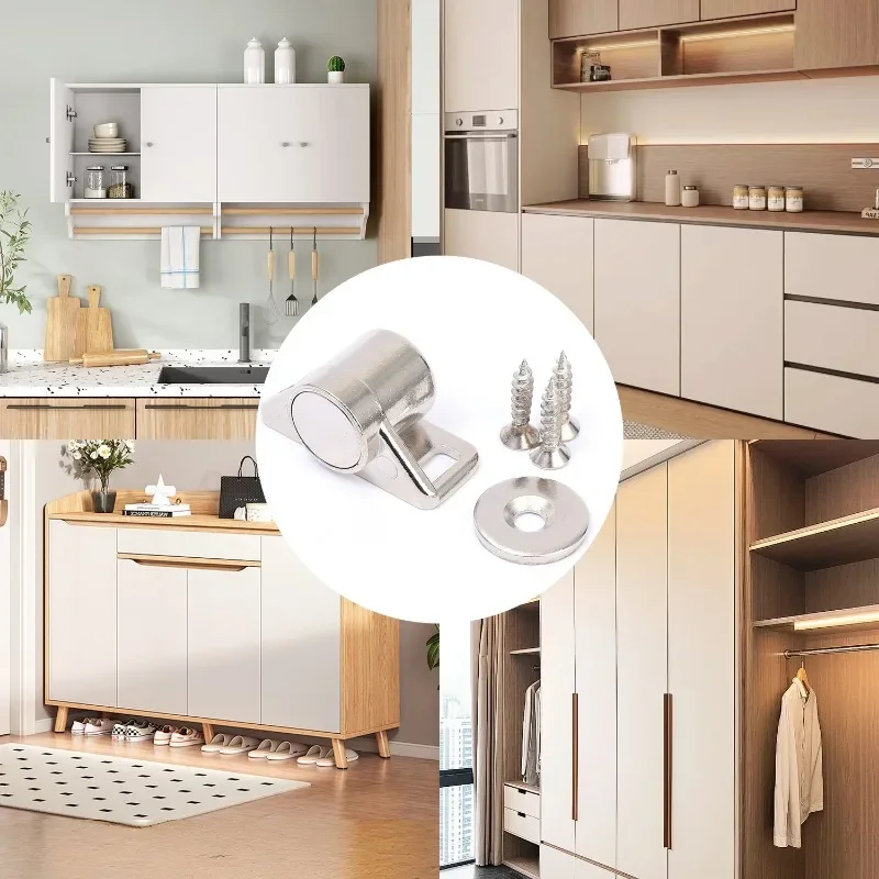 Magnetic Cabinet Door Magnets Set with Screws