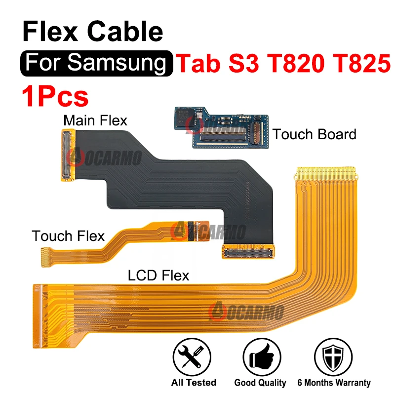 Touch Small Board Lcd Display Screen Flex Connection Main Board Flex Cable Repair Per Samsung Galaxy Tab S3 9.7 "Sm-T825 T820