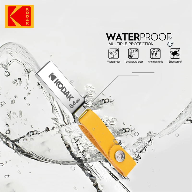 USB Flash Drive KODAK K122 USB 2.0 32GB 64GB 128GB Metal