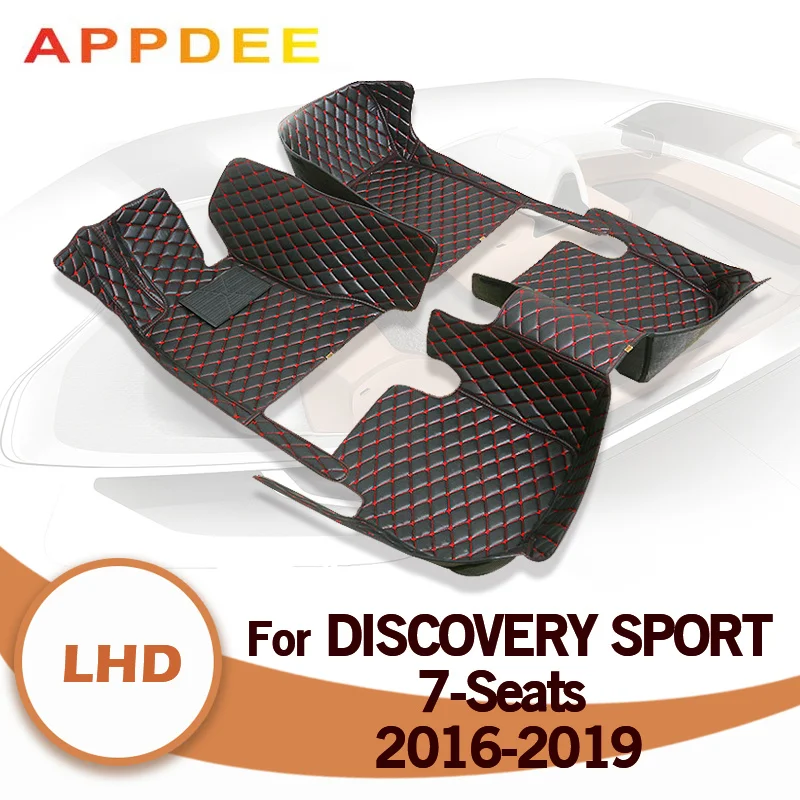 

Автомобильные коврики для Land Rover Discovery Sport Seven сиденья 2016 2017 2018 2019 пользовательские накладки на ножки ковер чехол аксессуары для интерьера