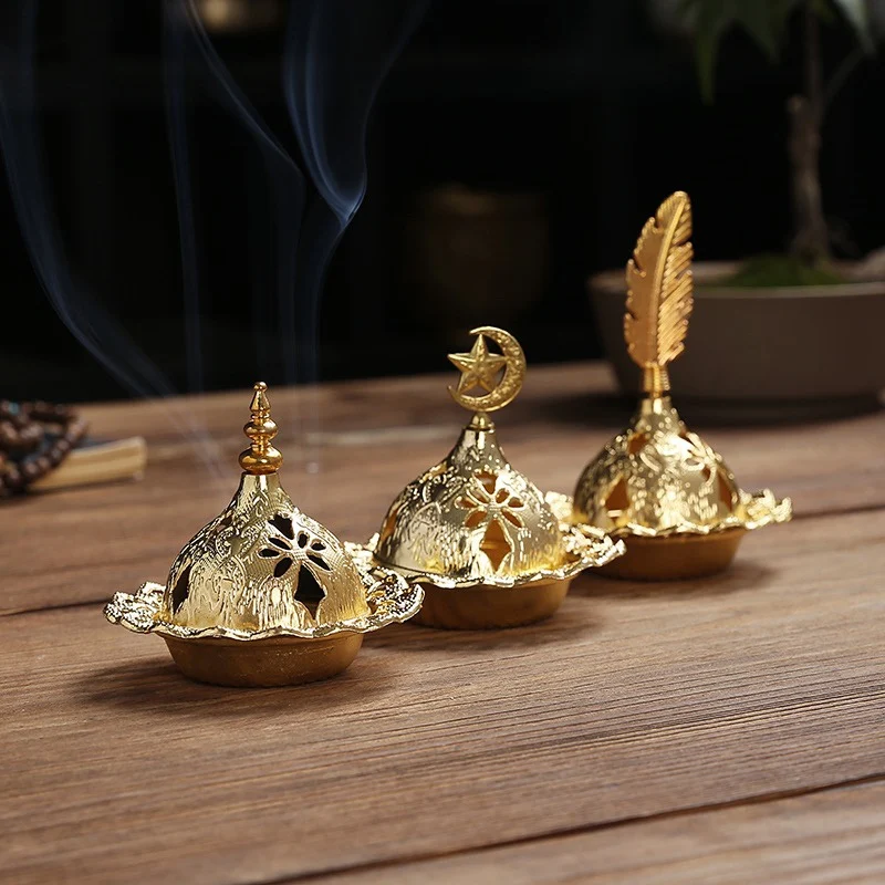 Amanda Magic, vintage medieval court style, burning incense burner, tower aromatherapy vessel