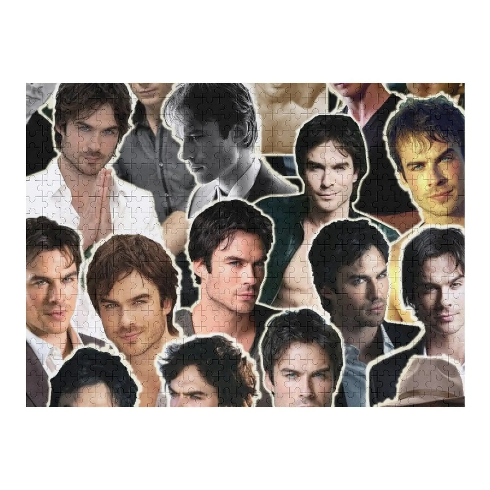 

Ian Somerhalder collage Damon - Sagittarius Jigsaw Puzzle Custom Kids Toy Wooden Name Custom Personalized Custom Puzzle