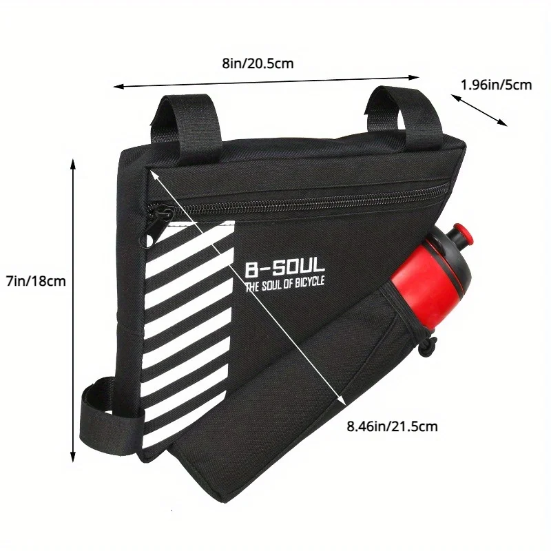 1pc Bicycle and Mountain Bike Riding Triangle Bag Can Hold Water Bottle and Tool, Making Your Riding More Convenient bike basket