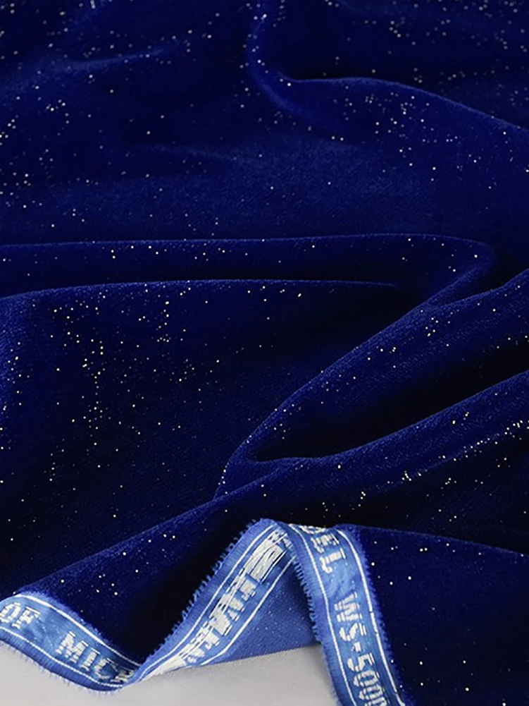 Stretch Stoff Samtstoff Mit Glitzer Glitzer Samt Stoff Glänzender