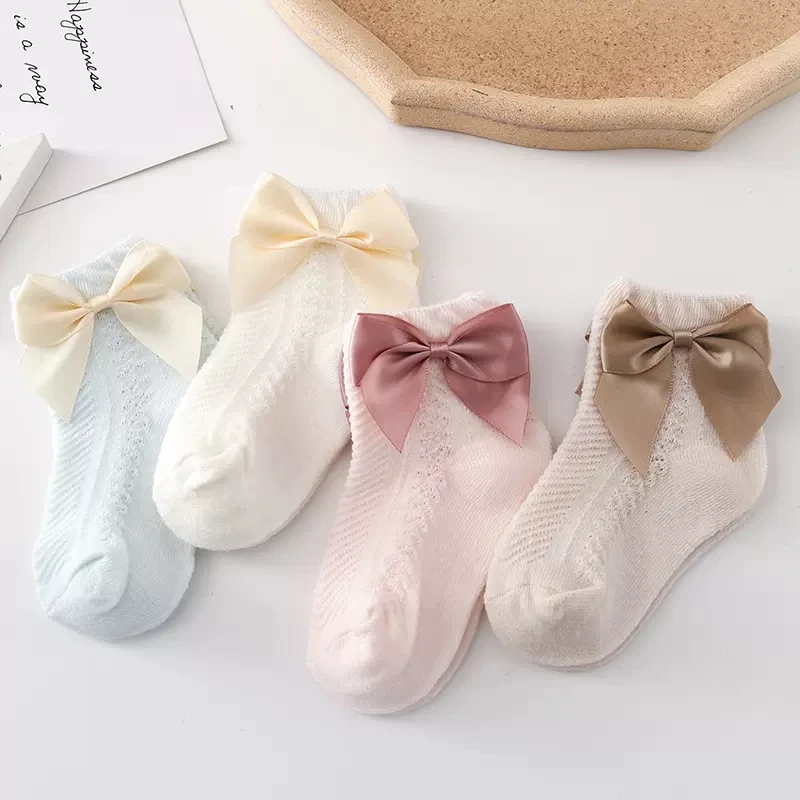 3 Pairs Baby Socks Cotton Girls