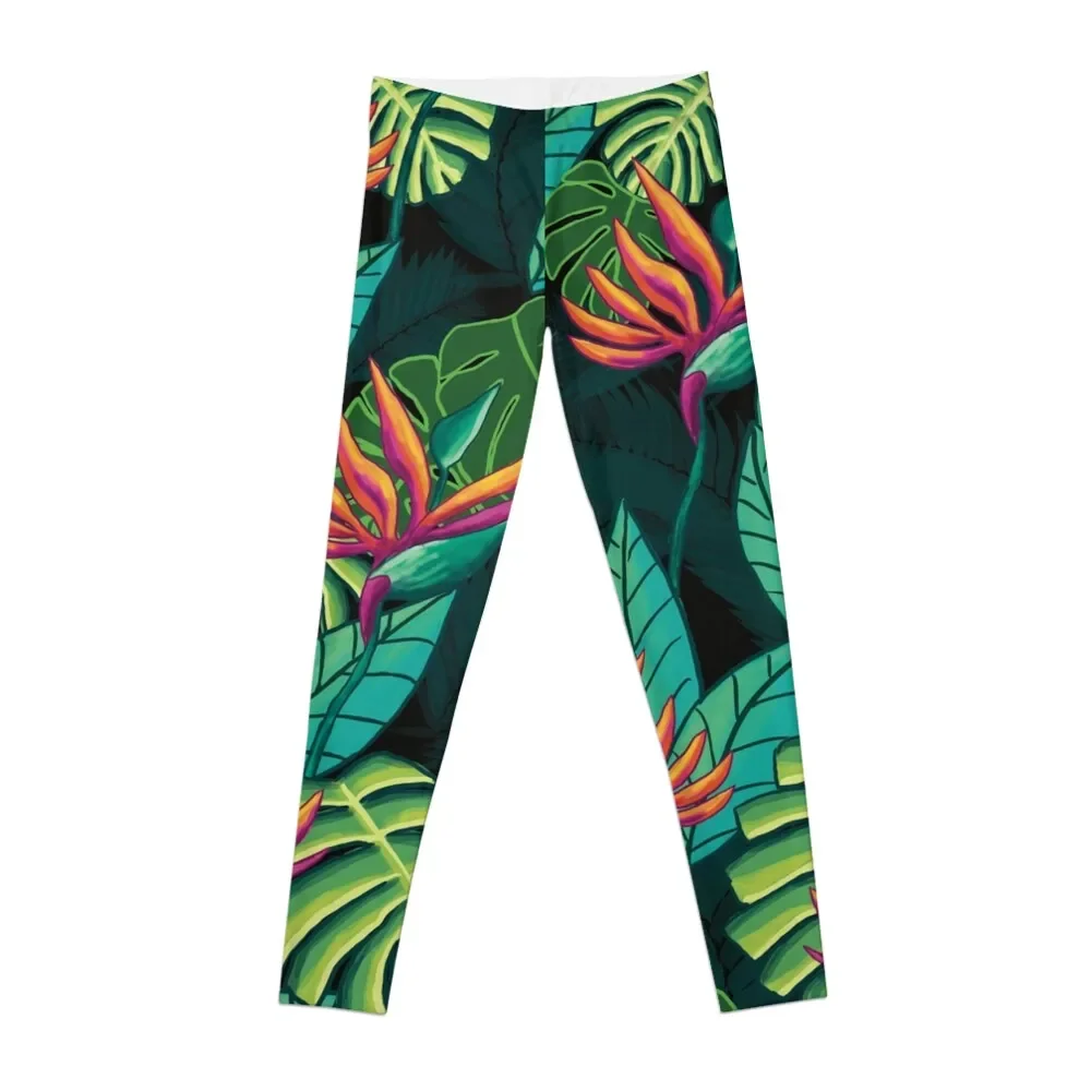 

Birds in Paradise Black Leggings Sports female Female legging pants workout clothes for sports for push up Womens Leggings