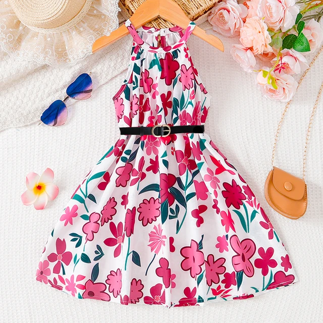 Robe mignonne de loisirs pour filles, printemps, été 1